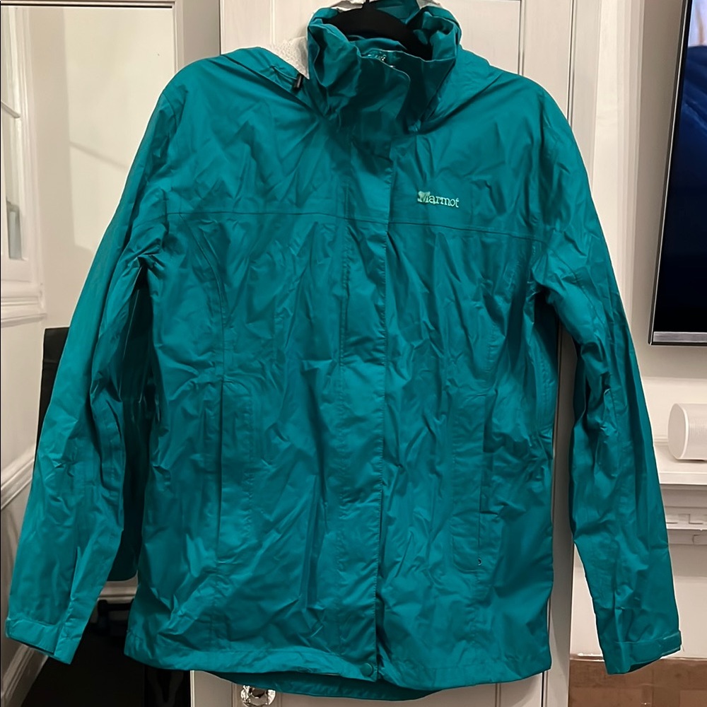 Marmot Teal Rain Jacket women’s size large